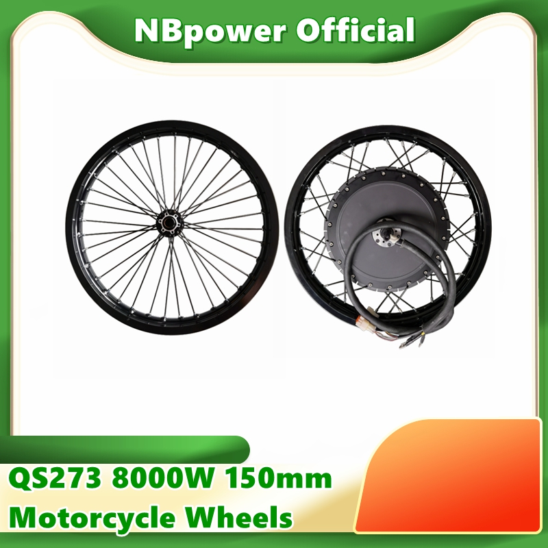 72V 8000W Brushless Hub Motor - QS273 40h v3 دراجة نارية 17