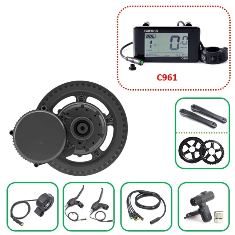 مجموعة محرك G340 للتركيب في ال - مراجعة Mid Drive Conversion Kit 1000W وسعره