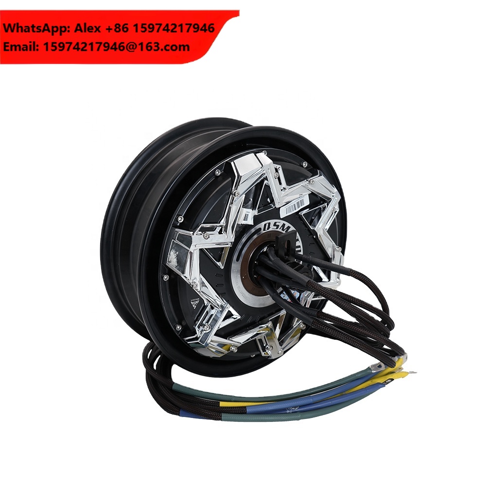 محرك QS مقاس 12×3.5 بوصة طراز  - مراجعة 12000W Electric Motorcycle Hub Motor وسعره